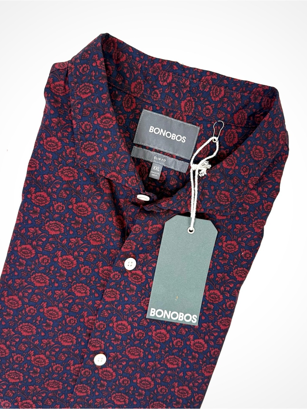 NWT Bonobos Slim Fit Floral Shirt | XXL